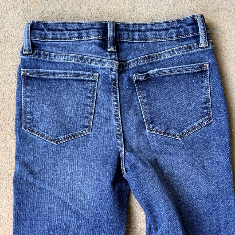 Jumping Beans Girls Medium Wash Bootcut Denim Jeans Size 6X Adjustable Waist - Picture 6 of 6